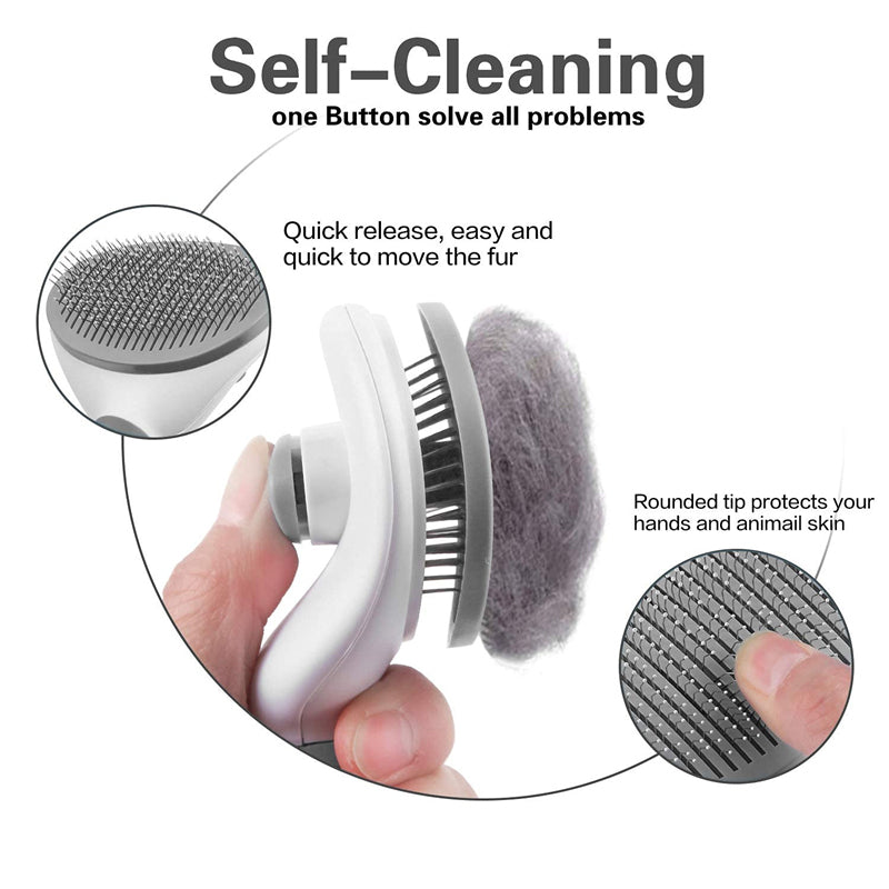 PawBond Stainless Steel Grooming Comb