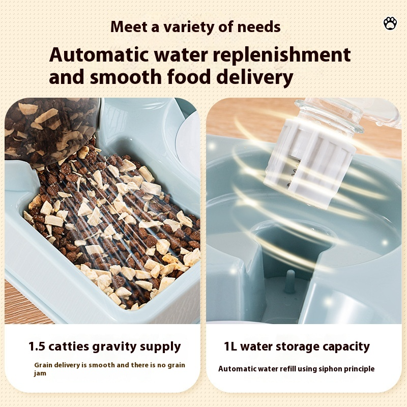 PawBond 2-in-1 Automatic Food & Water Station