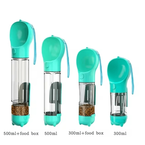 PawBond 3-in-1 Travel Water Bottle & Food Dispenser