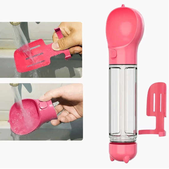 PawBond 3-in-1 Travel Water Bottle & Food Dispenser